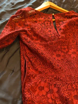 Red Lace Dress thumbnail 5