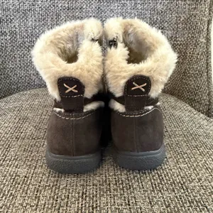 BareTraps Leanna Brown‎ Suede Ankle Boots Size 8.5M thumbnail 3