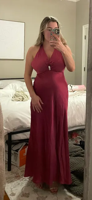 Fushia Maxi dress thumbnail 2