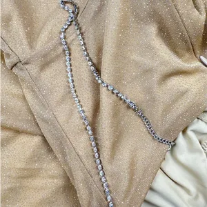 White Fox - Sparkle Dress in Beige thumbnail 3