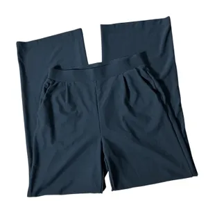 Halara High Waisted Wide Leg Dress Pants Womens M Black Flowy Work Yoga Trousers thumbnail 1