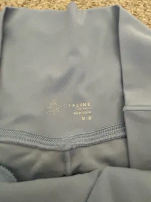 Periwinkle aerie crossover shorts  thumbnail 3