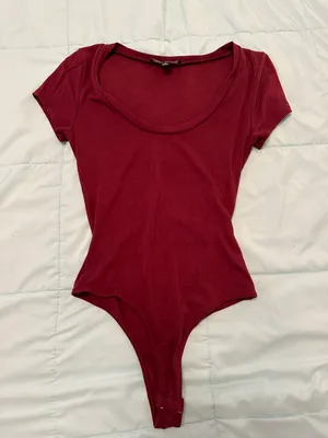Lulus Burgundy Bodysuit thumbnail 4