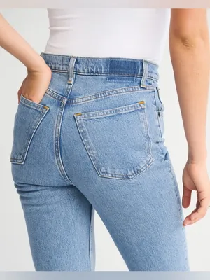 Abercrombie & Fitch The 90s Straight Ultra High Rise Jean Size 27 (4 Long) NWT thumbnail 7