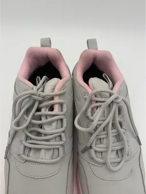 Lansnbo $55 Waterproof Woman’s 8 Gray and Pink Stylish Athletic Sneakers Comfort thumbnail 5