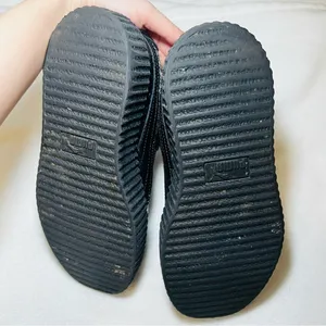 PUMA X Fenty Rihanna Creeper Wrinkled Patent Womens Trainers Black - Size: 6 thumbnail 8