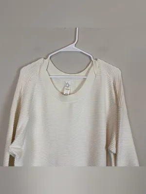 OFFLINE by Aerie Home Stretch Off The Shoulder Sweater Size Large thumbnail 3