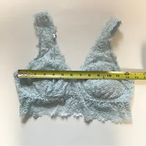 Aerie Eyelash Lace Plunge Bralette‎ Women’s size Medium thumbnail 12