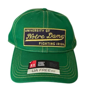NWT Under Armour Women’s Notre Dame Adjustable Ball Cap thumbnail 1