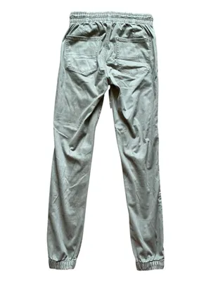 American Eagle Olive Green Stretch Joggers - Size 2 thumbnail 2