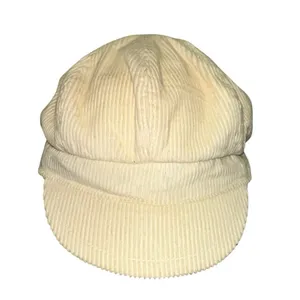 Vintage Gap Cream Corduroy Newsboy‎ Hat Bakerboy Cap Y2K thumbnail 3