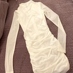 Tiger Mist White Mesh Mini Dress thumbnail 1