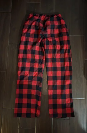 Red Plaid Pajama Pants thumbnail 2