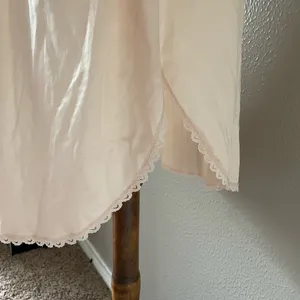 Vintage Cream Lace Slip Skirt thumbnail 6