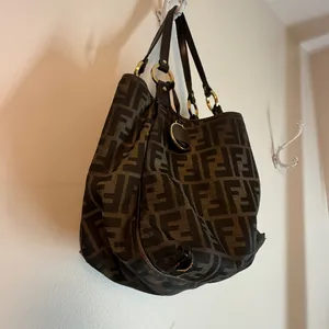 Fendi Tobacco Zucca Canvas and Leather Chef Shopper Tote Vintage thumbnail 7