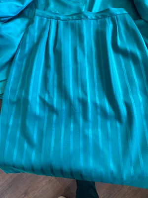 Executive Collection Vintage Teal Pinstripe Suit thumbnail 8