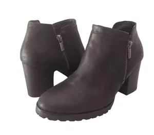 Lucky Brand Black Leather Ankle Boots thumbnail 4