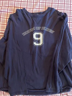 House Of Blues Sweatshirt Vintage 90s Large thumbnail 1