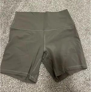 Green Lululemon Align Biker Shorts thumbnail 1