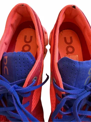 ON Running Women's Red and Blue Cloudflow Sneakers Size 10 thumbnail 6