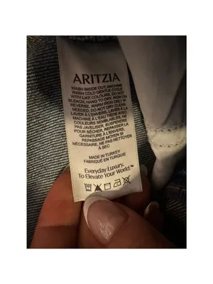 Aritzia Denim Forum Remy Hi-Rise Blue Wide Leg Jeans Women's Size 23 thumbnail 5