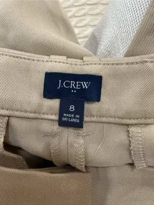 J. Crew High-Waist Wide-Leg Pants in Khaki thumbnail 4