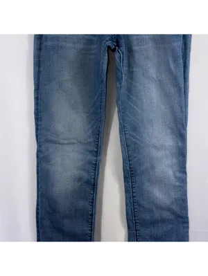 Express Cropped Legging Mid Rise Jeans Size 4 Stretch thumbnail 3