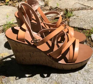 Mossimo tan cork wedges Size 8 thumbnail 2