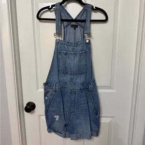 SeeThruSoul denim Overalls shortalls size 30‎ thumbnail 2
