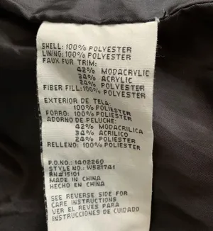 Black Weather Tamer Coat, Size Small thumbnail 4