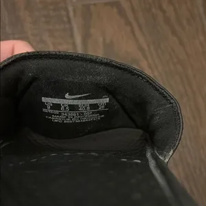 Nike Black and Pink Slide Sandals thumbnail 6