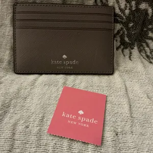 A Rare Vintage Greyish Beige Glitter Sparkling Kate Spade ID Wallet thumbnail 2