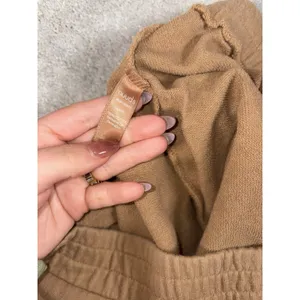 womens nuuds wide‎ leg sweatpants brown xl thumbnail 5