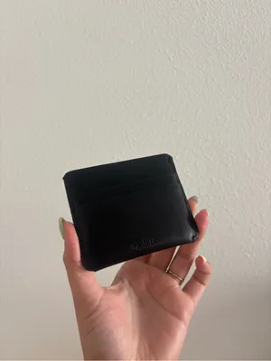 Madewell The leather card case in true black new thumbnail 2