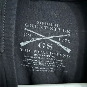 Grunt Style Black Retro Graphic Short Sleeve Tee marked M but fitted like XS thumbnail 3