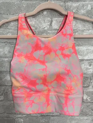 Lululemon Energy Bra High Neck Long Line Shibori *Medium Support B-D thumbnail 1