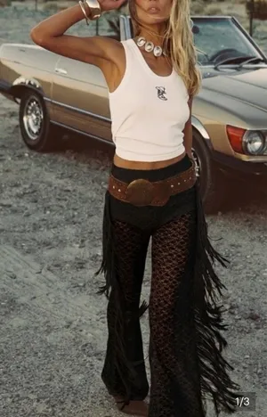 12th Tribe Fringe Pants thumbnail 1