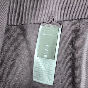 Everlane‎ Seamless Legging Ribbed High Waist M L Light Purple Lilac thumbnail 5