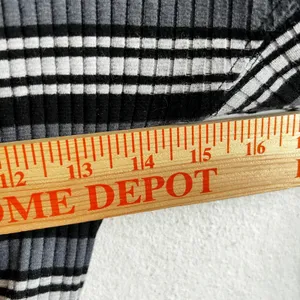 Free People Striped Wrap Top Always With Me Tee‎ Boho Casual Minimalist XS thumbnail 8