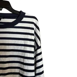 J Crew Top Womens Medium Multicolor Nautical Stripe Cotton Blouse thumbnail 3