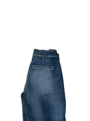 Hollister Straight Jeans in Medium Blue Wash thumbnail 5