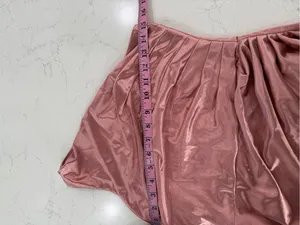 Prom One-Shoulder Satin Evening Dress in Dusty Rose thumbnail 5