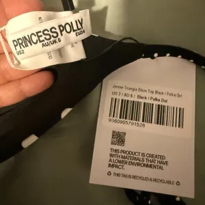 Princess Polly Jenner Triangle Polka Dot Bikini US 2 thumbnail 3