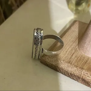 Abalone Sterling Silver Rings Size 61/4 thumbnail 4