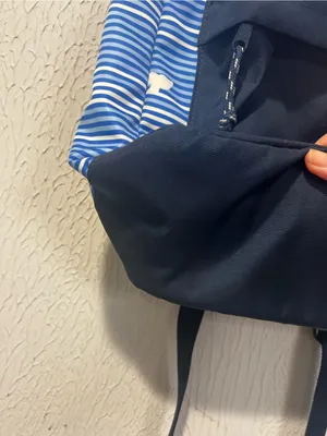 Vineyard Vines Whale Blue and White striped Backpack thumbnail 8