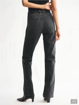 Abercrombie & Fitch The Ankle Straight Ultra High Rise Jean Sz 24/00R thumbnail 2