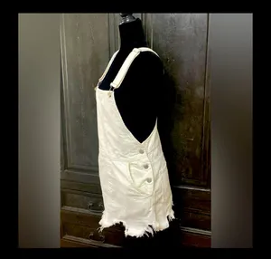 Free People Off white/ cream Crossback Skirtall - size medium (W2) thumbnail 2