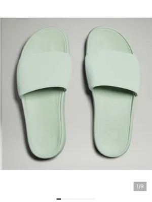Lululemon Light Green Slides thumbnail 5