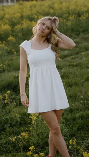 White Dress Lulus Mini thumbnail 1