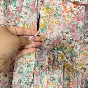ASTR The Label Kaylini Floral Maxi Dress Pink Multicolor Size M thumbnail 11